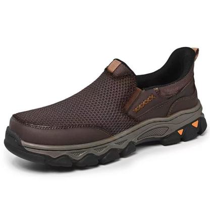 ⏰Last Day! 45% OFF  🔥MANTRAFF®Men's Handmade Genuine Leather Outdoor Breathable Walking Shoes
