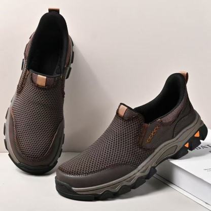 ⏰Last Day! 45% OFF  🔥MANTRAFF®Men's Handmade Genuine Leather Outdoor Breathable Walking Shoes