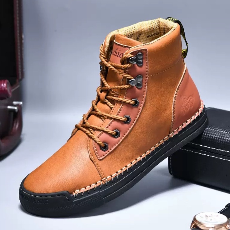 ⏰Last Day! 45% OFF 🔥GARB®Men's Genuine Leather Orthopedic Walking Boots
