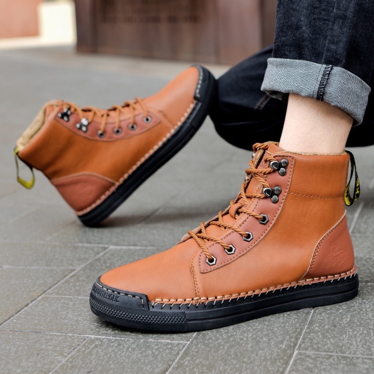 ⏰Last Day! 45% OFF 🔥GARB®Men's Genuine Leather Orthopedic Walking Boots