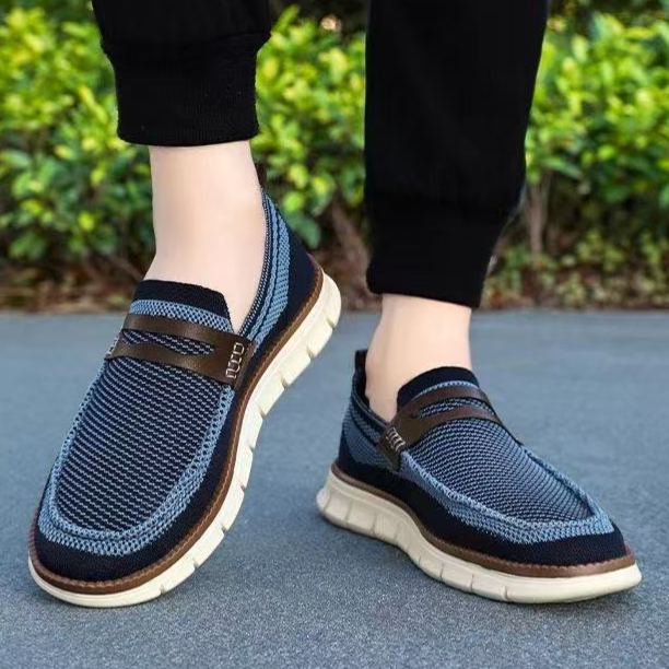 ⏰Last Day!45% OFF 🔥MANTRAFF®Men's Knit Orthopedic Slip-On Loafers