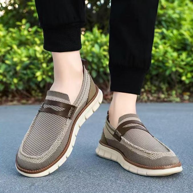 ⏰Last Day!45% OFF 🔥MANTRAFF®Men's Knit Orthopedic Slip-On Loafers