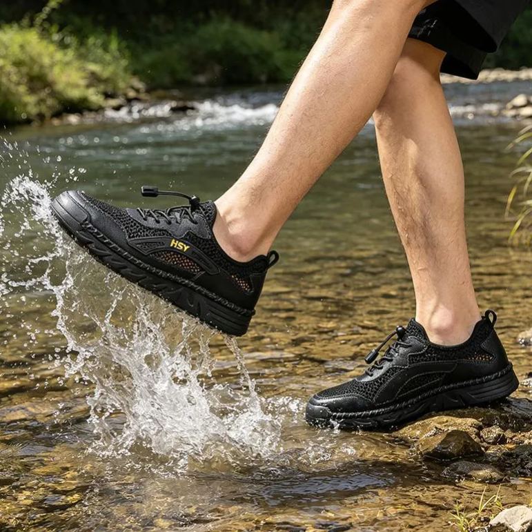 ⏰Last Day! 45% OFF  🔥MANTRAFF®Men's Outdoor Mesh Orthopedic Hiking Shoes