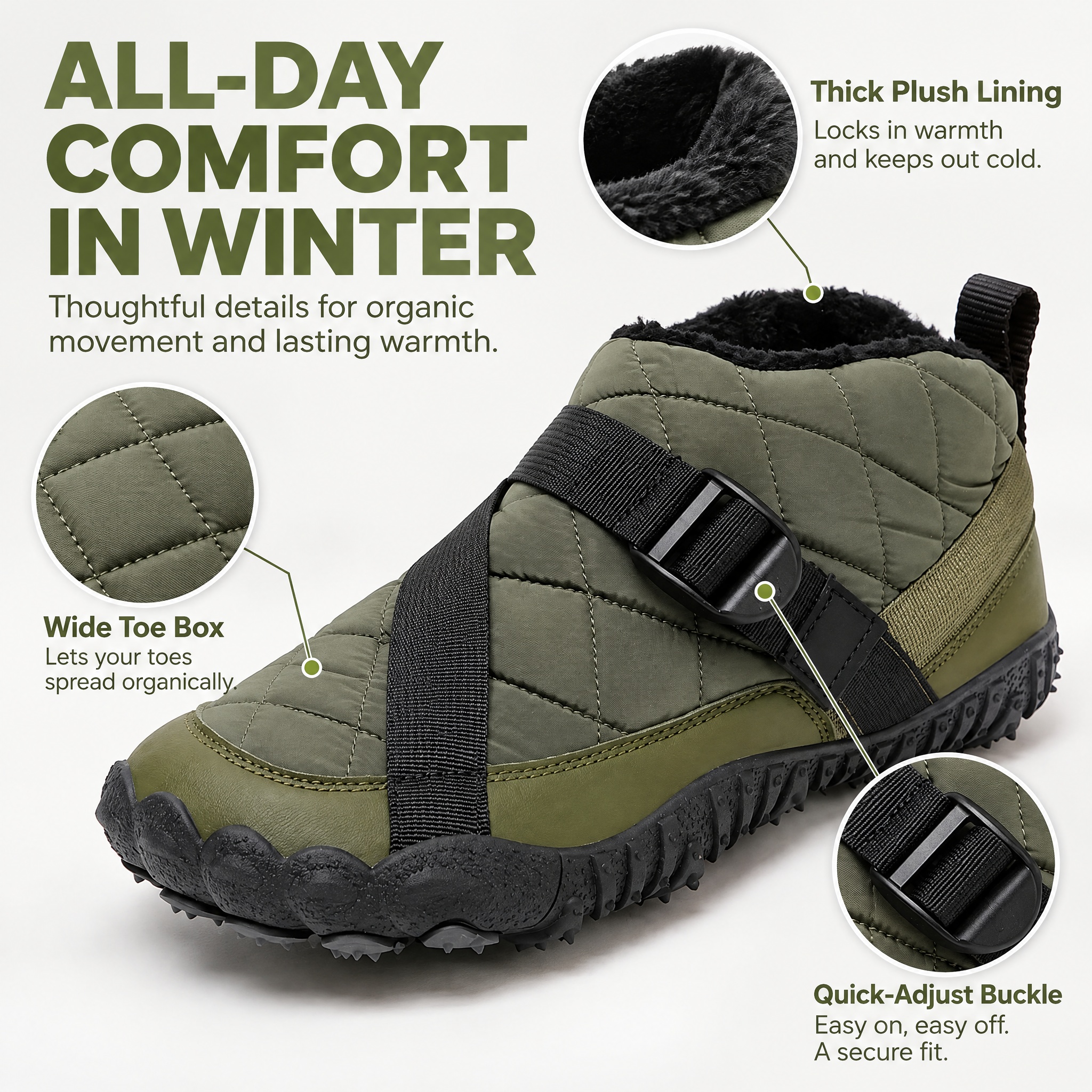 ⏰Last Day! 45% OFF🔥VELTOE®Men’s Genuine Leather Winter Snow Boots