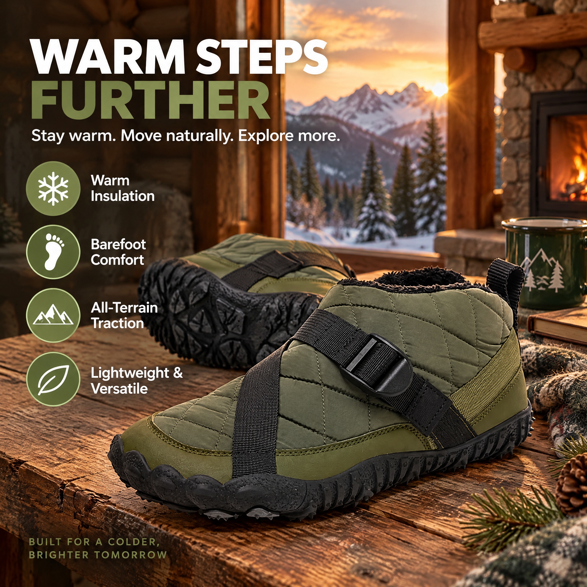 ⏰Last Day! 45% OFF🔥VELTOE®Men’s Genuine Leather Winter Snow Boots
