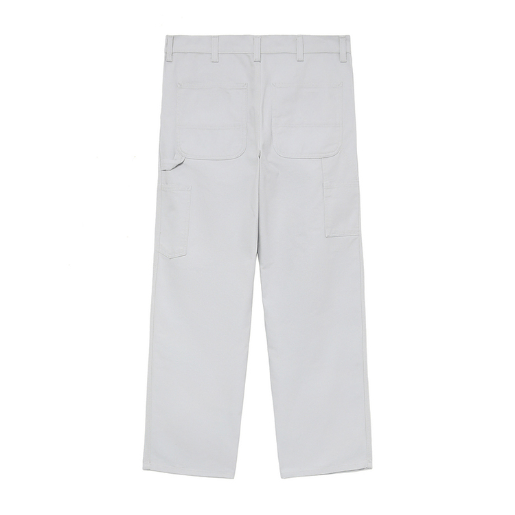 Classic Multi-Pocket Straight-Leg Workwear Men's Trousers
