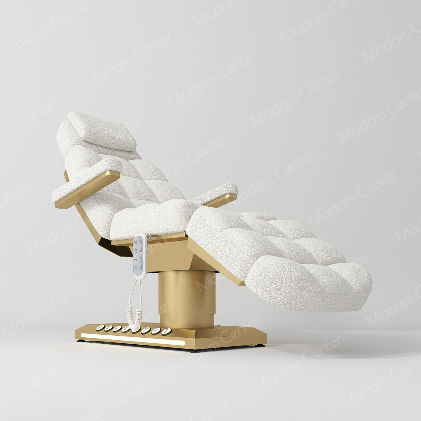 1011 Lambswool Fabric Electric Beauty Bed | Foot Control