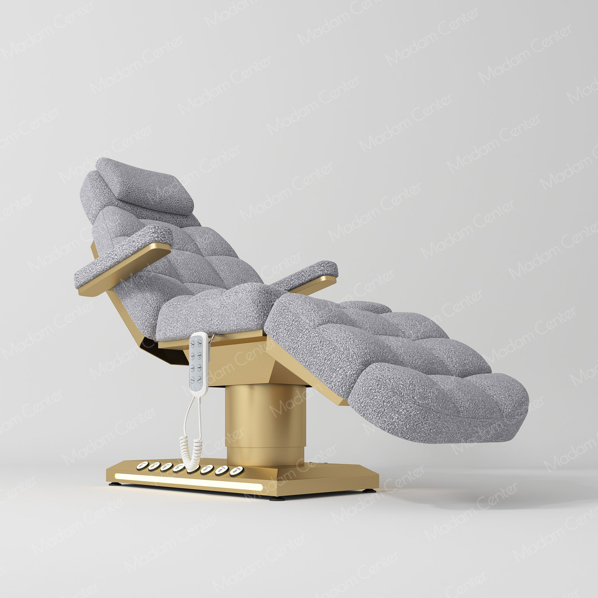 1011 Lambswool Fabric Electric Beauty Bed | Foot Control