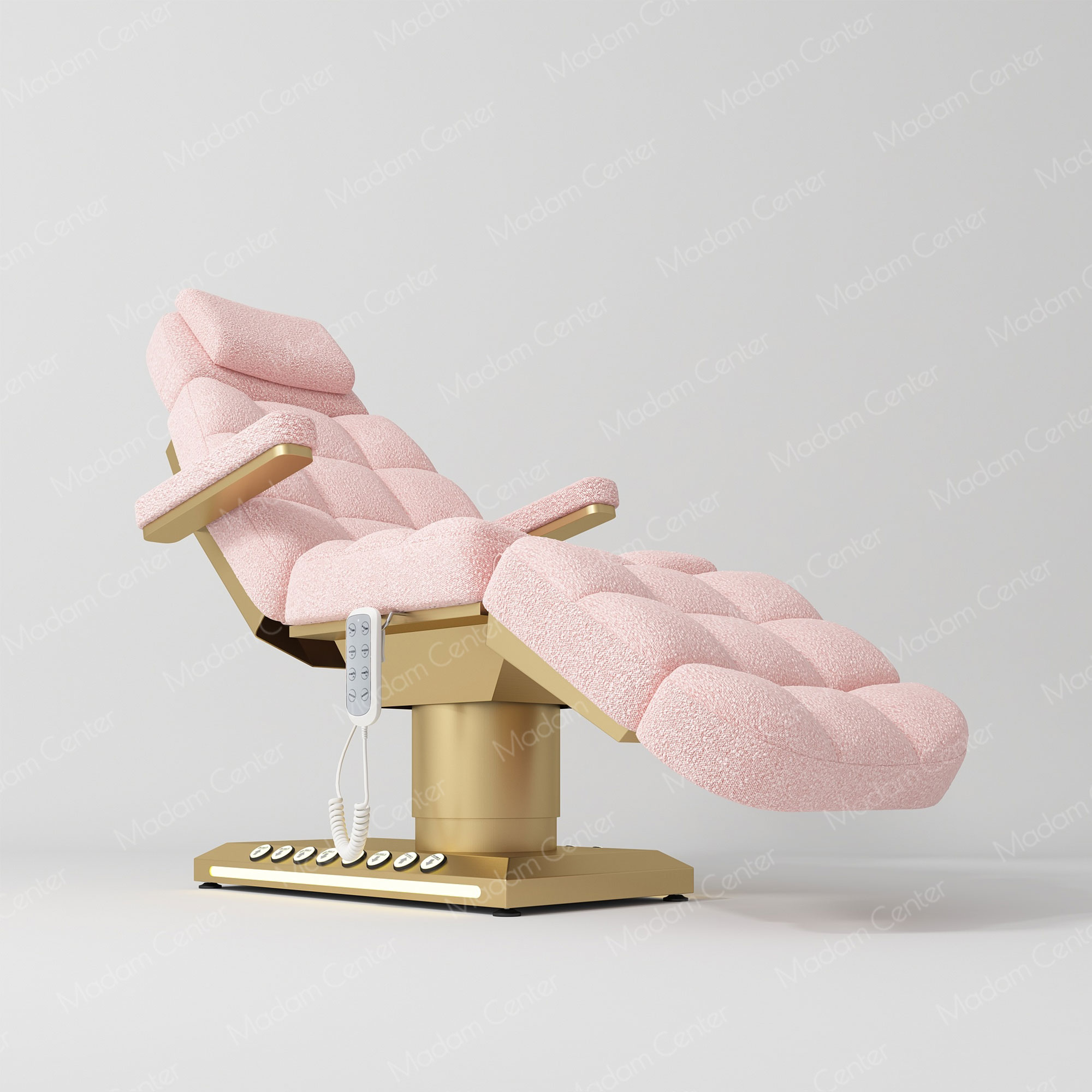 1011 Lambswool Fabric Electric Beauty Bed | Foot Control