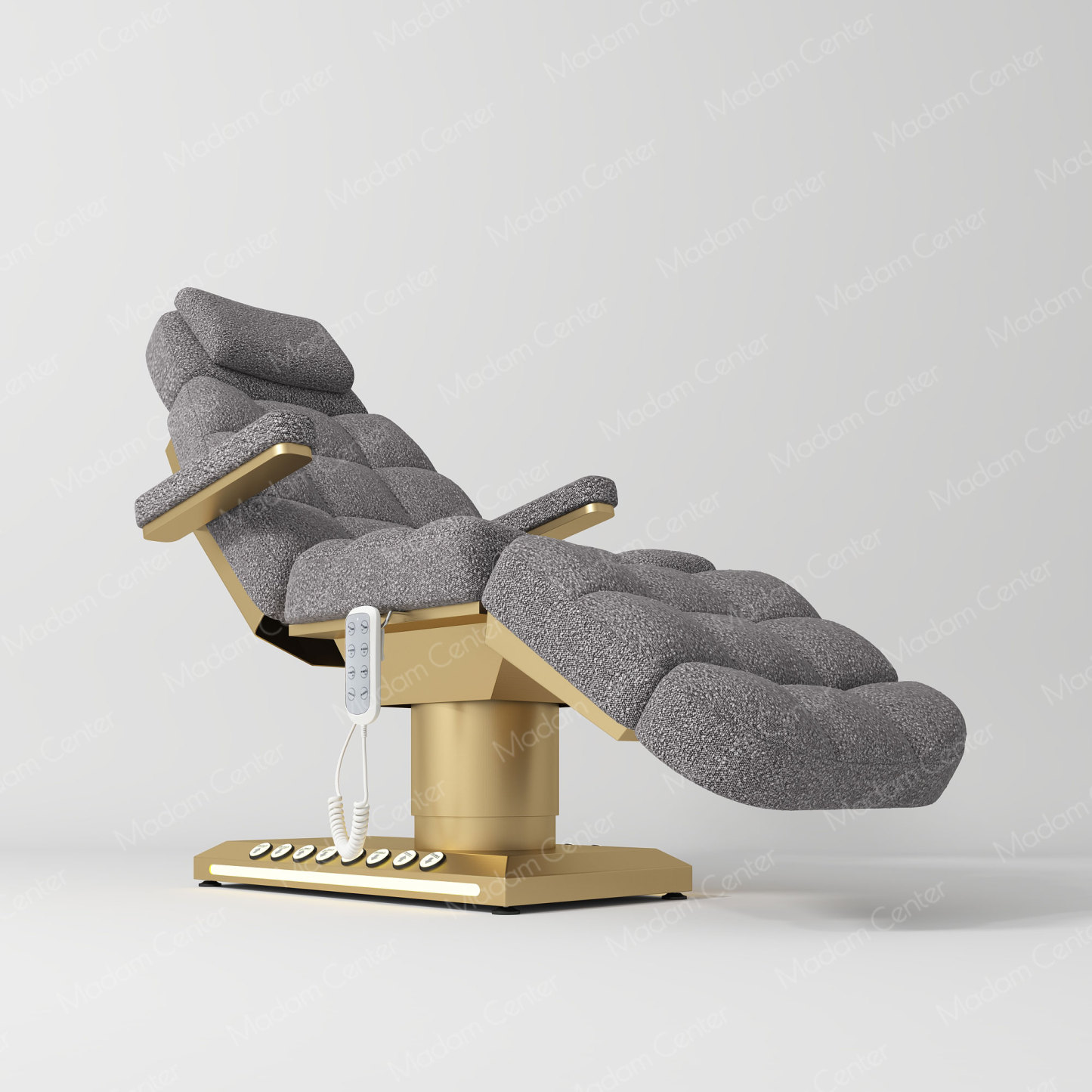 1011 Lambswool Fabric Electric Beauty Bed | Foot Control