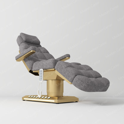 1011 Lambswool Fabric Electric Beauty Bed | Foot Control