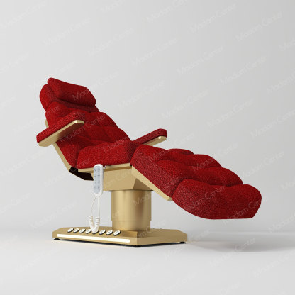 1011 Lambswool Fabric Electric Beauty Bed | Foot Control