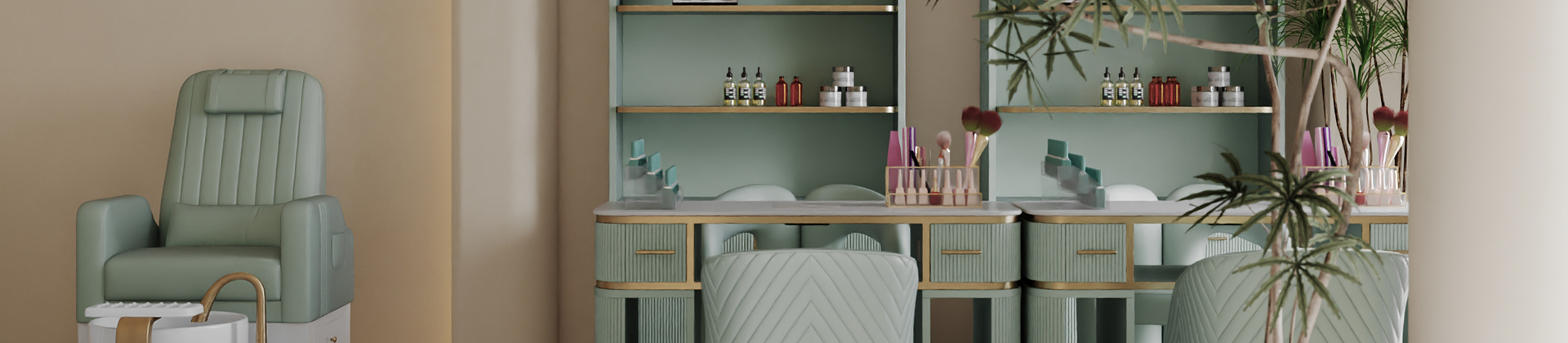 Pedicure & Manciure Area