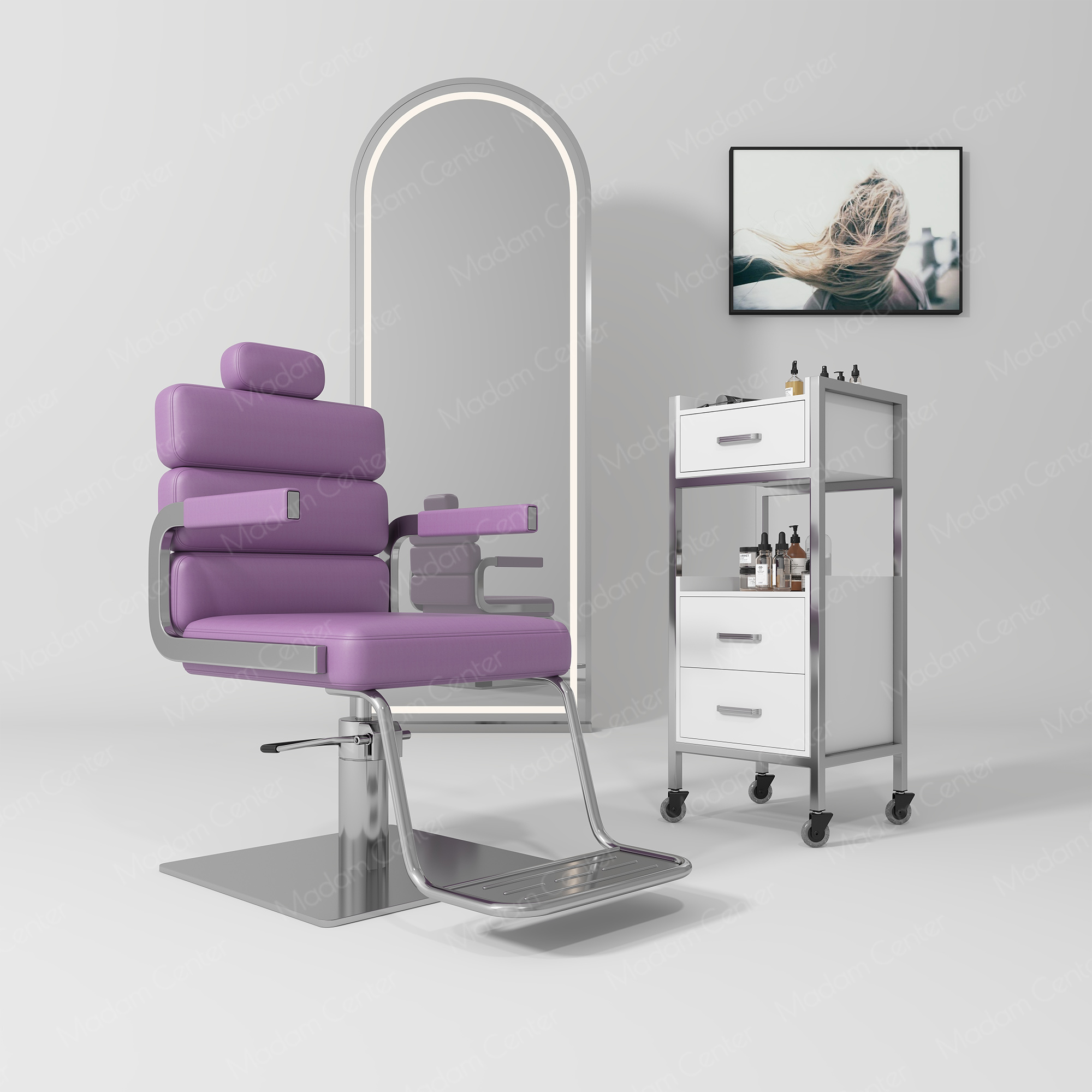 0731 Barber Hairdressing Chair-madamcenterOriginal Design,Barber Salon.,原创,Barber Salon,Barber Chair