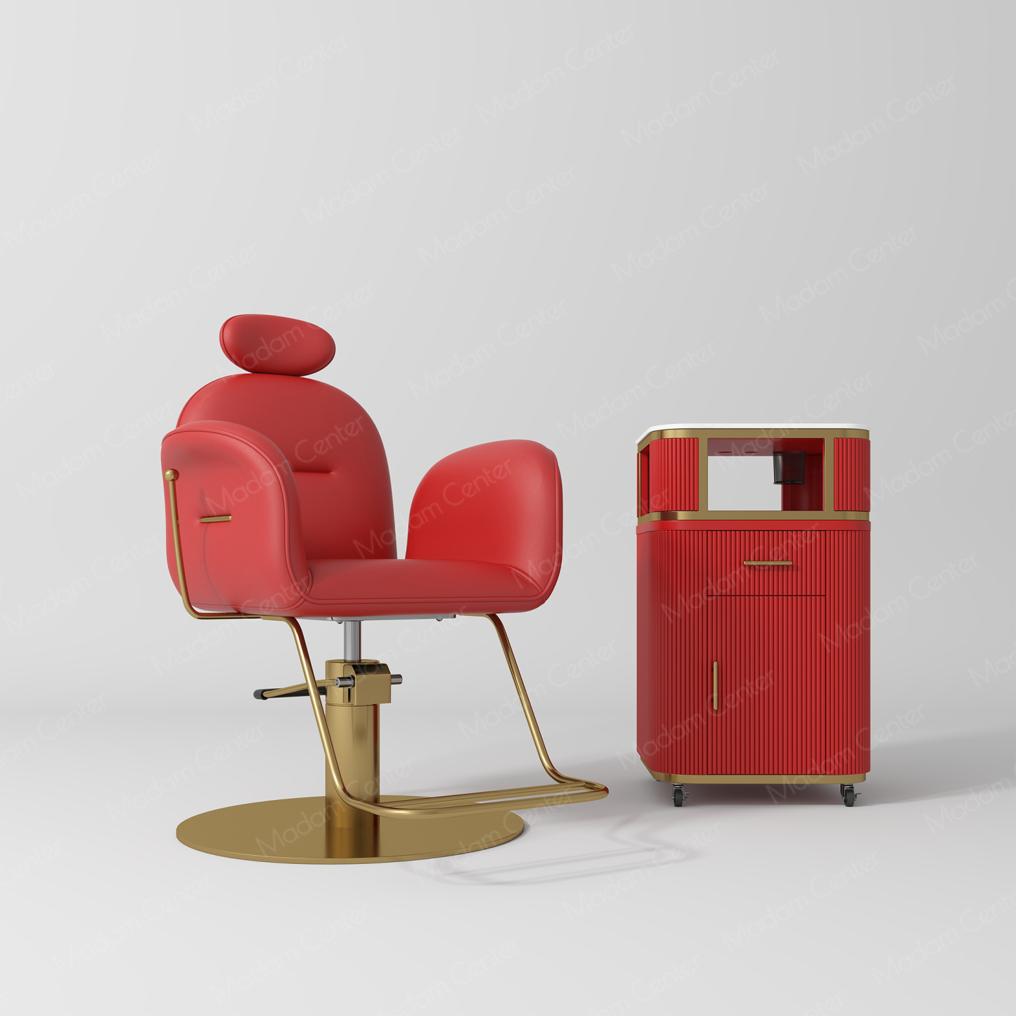 0923 Barber Hairdressing Chair-madamcenterOriginal Design,原创,Barber Salon,Barber Chair,Barber Salon.