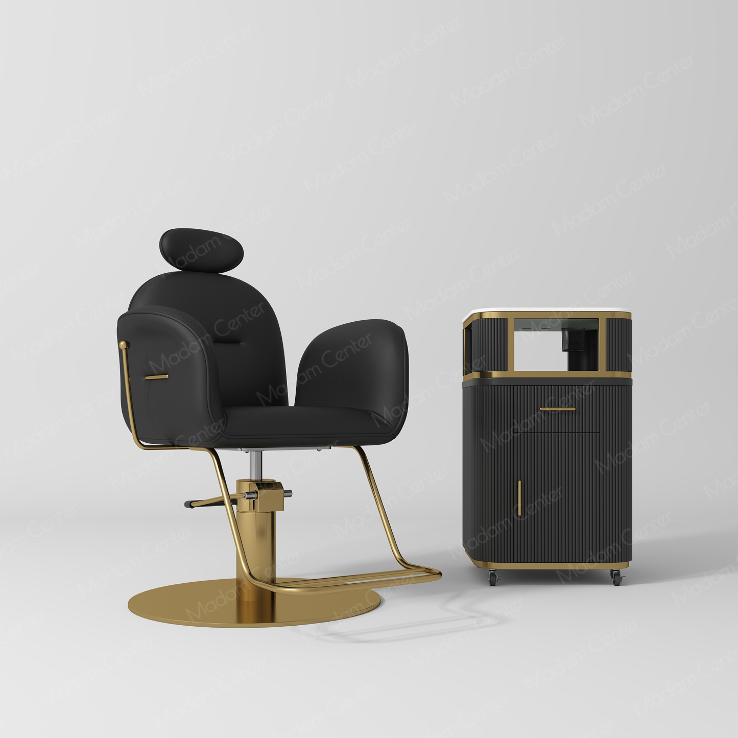 0923 Barber Hairdressing Chair-madamcenterOriginal Design,原创,Barber Salon,Barber Chair,Barber Salon.