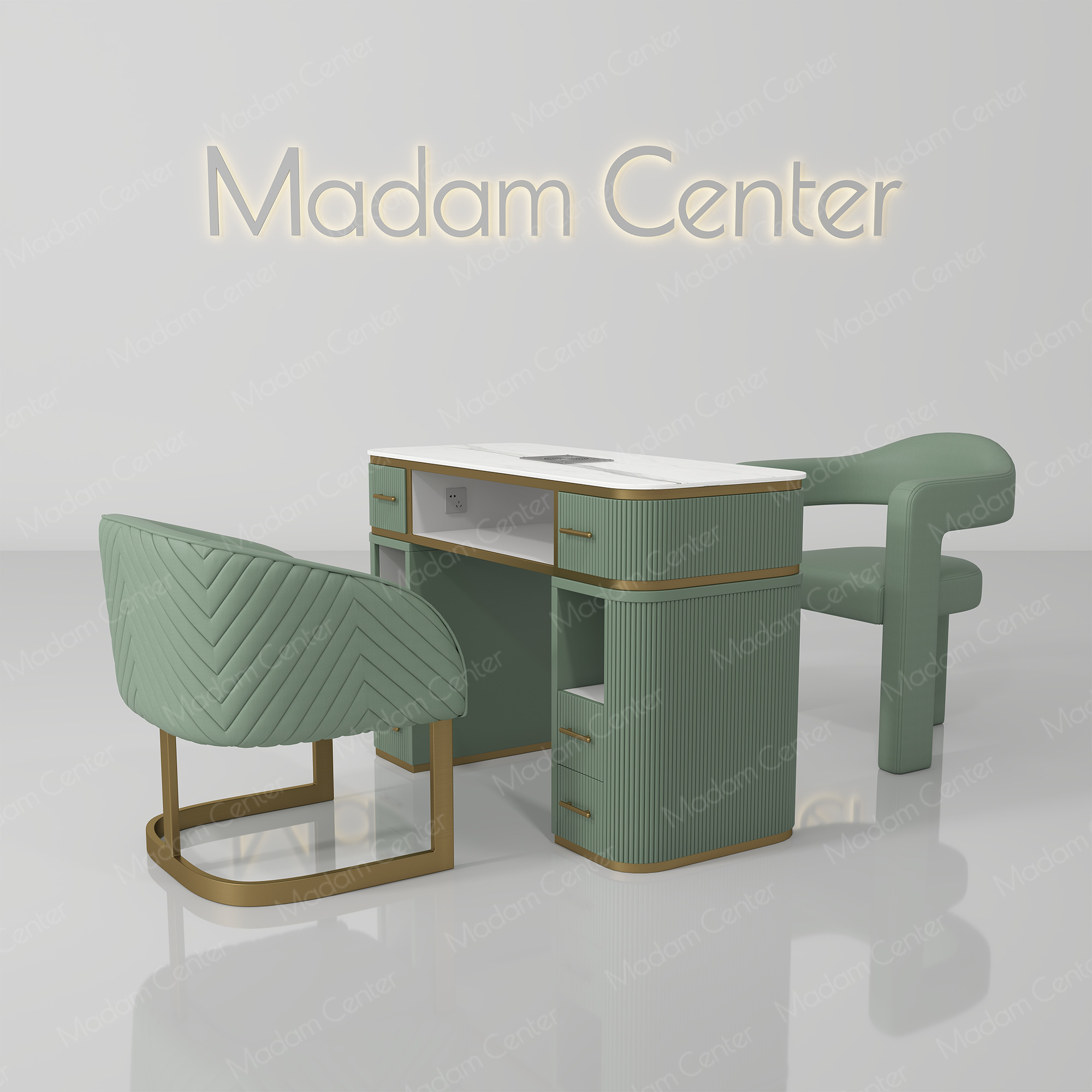 0925 Manicure Table | Single Set-madamcenterOriginal Design,Pedicure & Manicure.,Manicure Table & Chair,原创,美甲桌椅