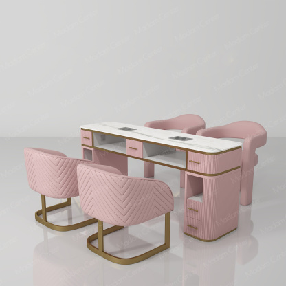 0925 Manicure Table | Double Set-madamcenterOriginal Design,Pedicure & Manicure.,Manicure Table & Chair,原创,美甲桌椅