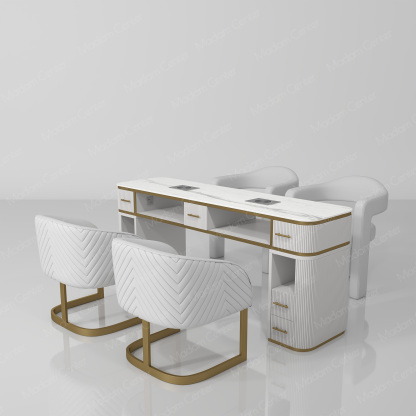 0925 Manicure Table | Double Set-madamcenterOriginal Design,Pedicure & Manicure.,Manicure Table & Chair,原创,美甲桌椅