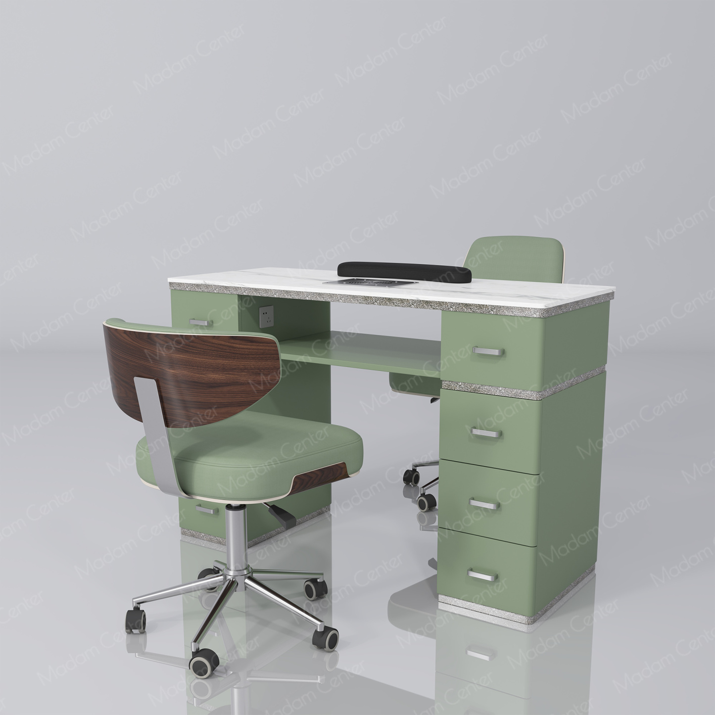 1125 Manicure Table | Single Set-madamcenterOriginal Design,Pedicure & Manicure.,Manicure Table & Chair,原创,美甲桌椅