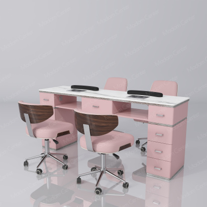 1125 Manicure Table | Double Set-madamcenterOriginal Design,Pedicure & Manicure.,Manicure Table & Chair,原创,美甲桌椅
