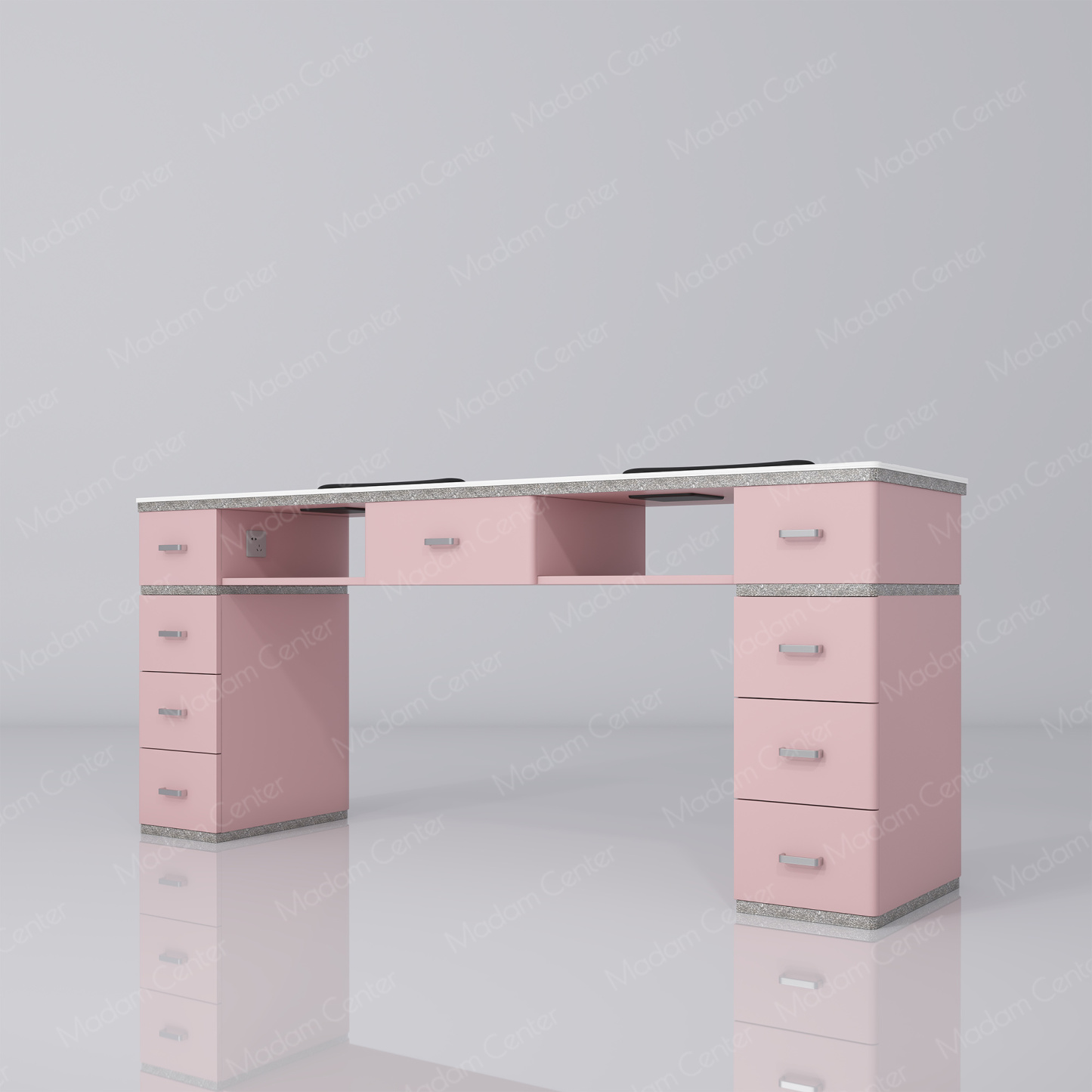 1125 Manicure Table | Double Set-madamcenterOriginal Design,Pedicure & Manicure.,Manicure Table & Chair,原创,美甲桌椅
