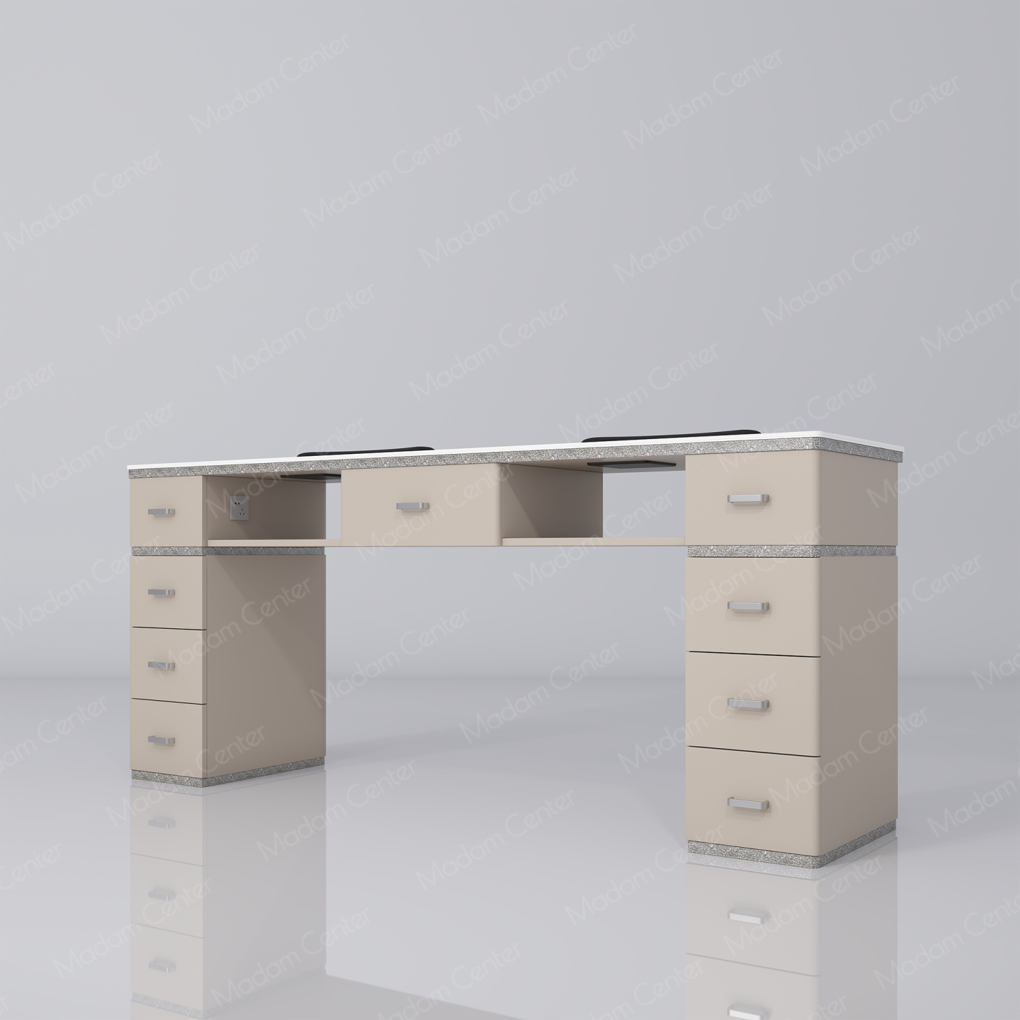 1125 Manicure Table | Double Set-madamcenterOriginal Design,Pedicure & Manicure.,Manicure Table & Chair,原创,美甲桌椅
