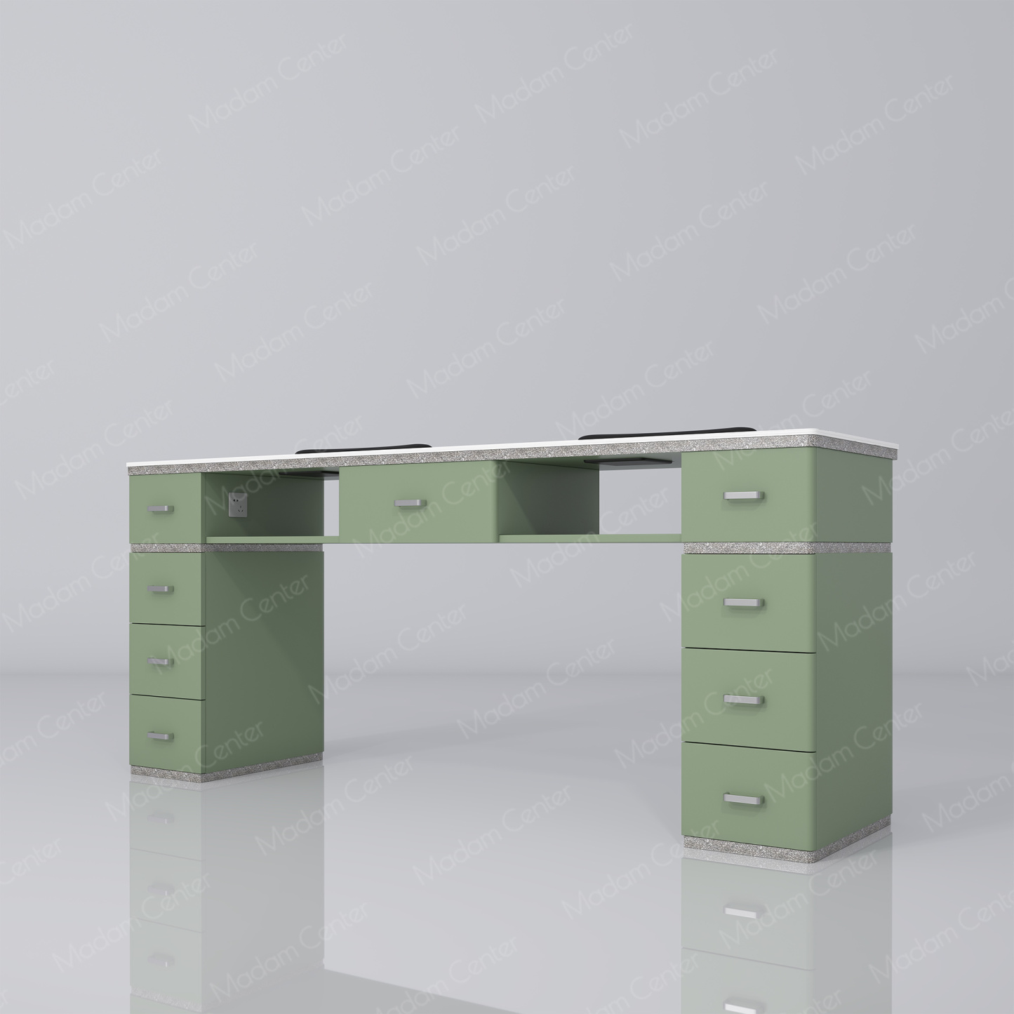 1125 Manicure Table | Double Set-madamcenterOriginal Design,Pedicure & Manicure.,Manicure Table & Chair,原创,美甲桌椅
