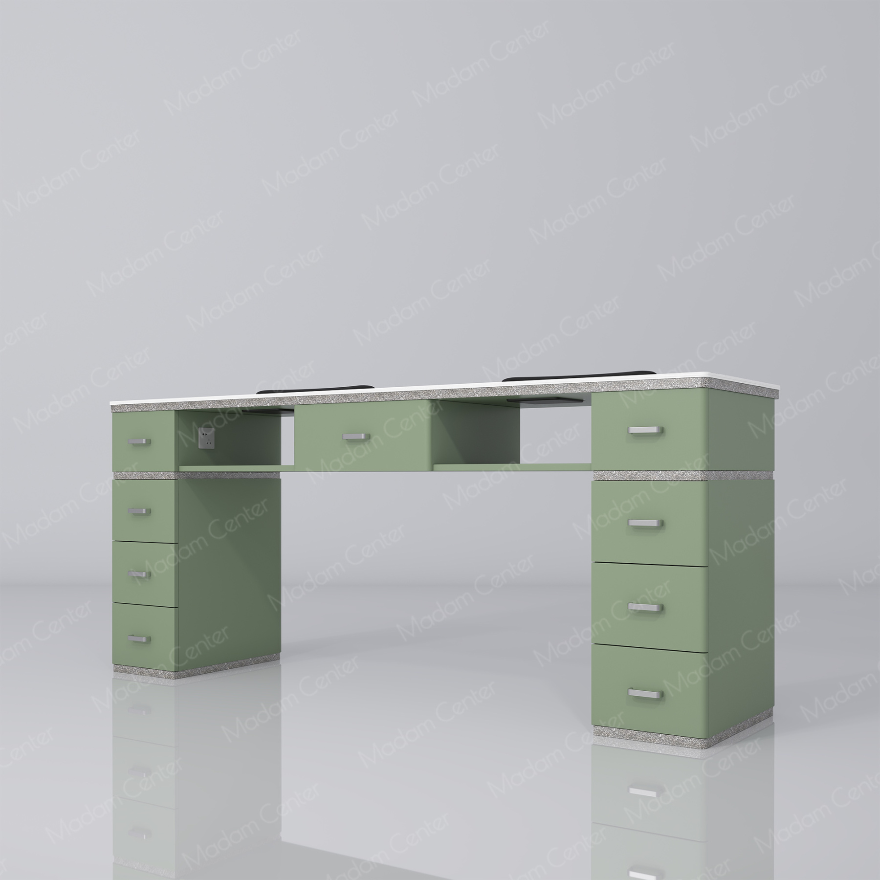 1125 Manicure Table | Double Set-madamcenterOriginal Design,Pedicure & Manicure.,Manicure Table & Chair,原创,美甲桌椅