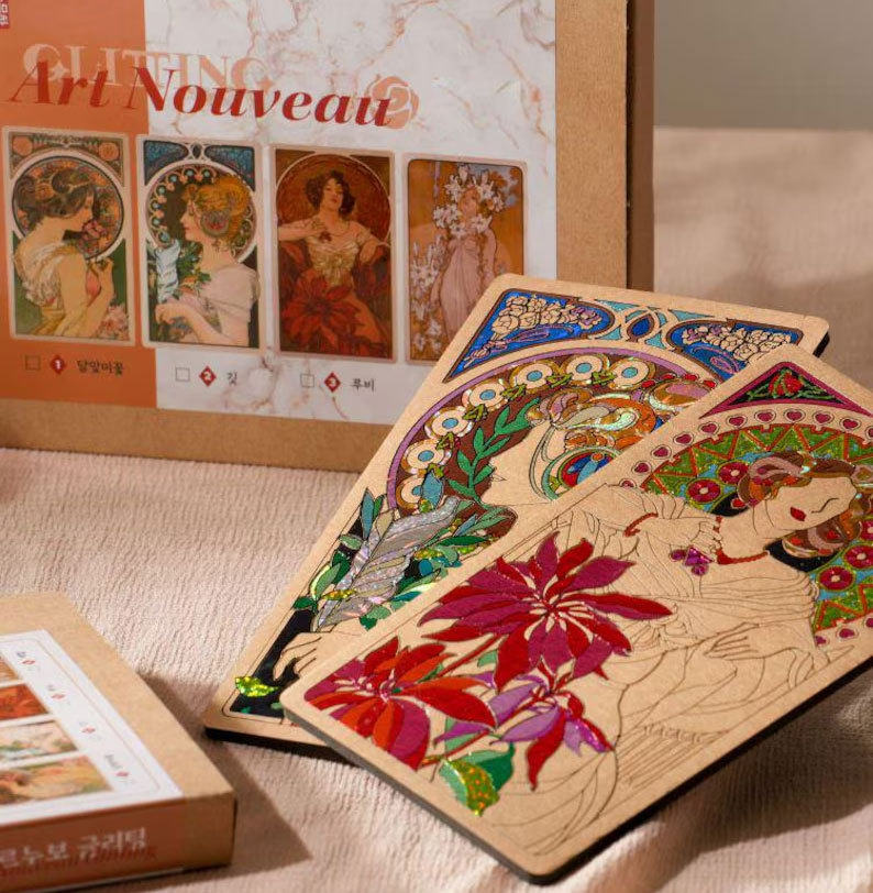 DIY Foil Art Coloring Kit for Adults & Kids