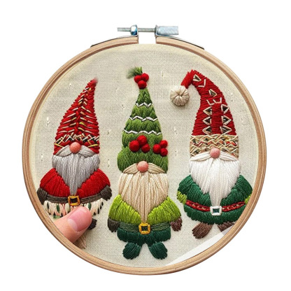 Christmas Gnome Embroidery Suits
