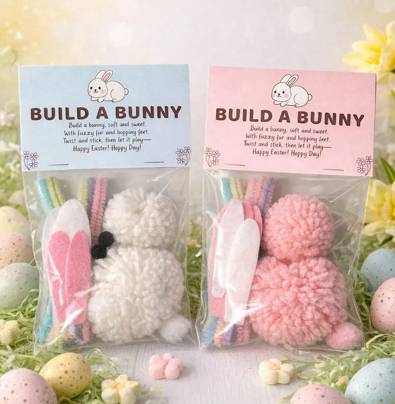 Build a Bunny Easter Craft Kit for Kids