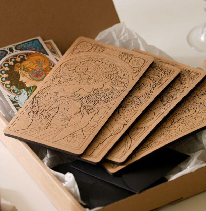 DIY Foil Art Coloring Kit for Adults & Kids