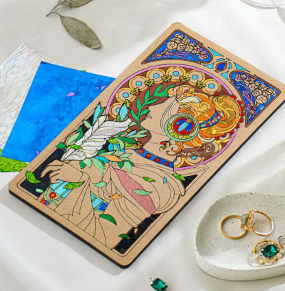 DIY Foil Art Coloring Kit for Adults & Kids