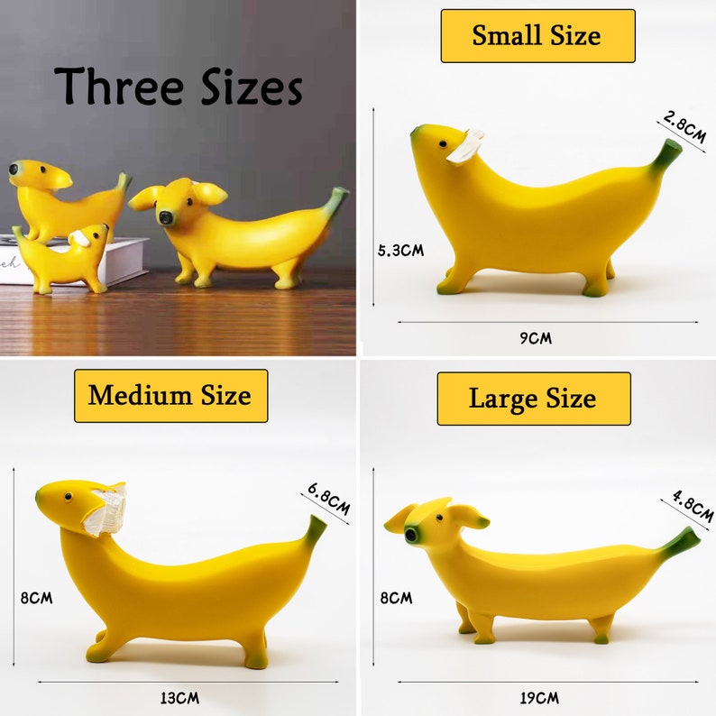 ❤️Spring Hot Sale 48% OFF - Cute Banana Dog Garden Statues