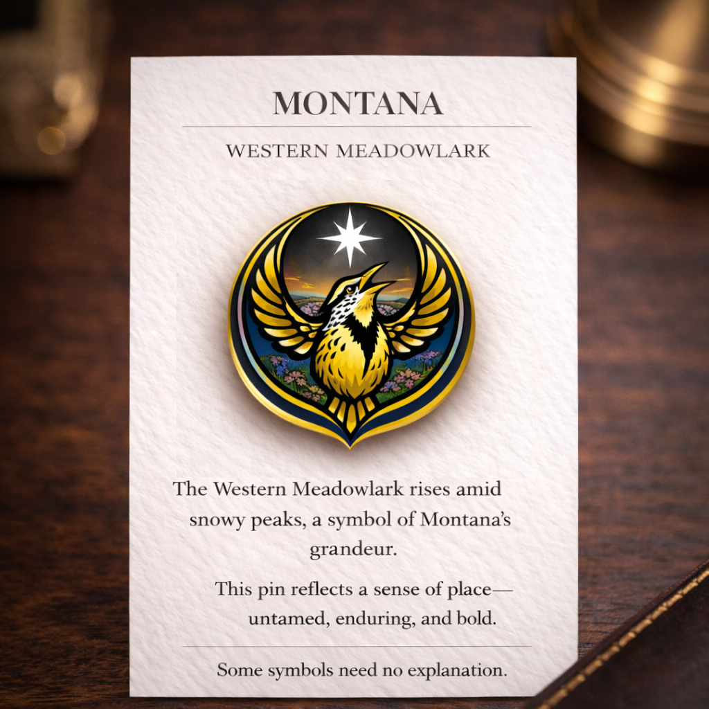 State Bird Pins Collection