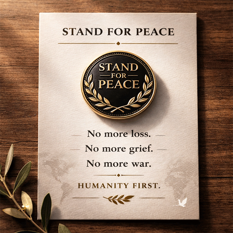 Badge for Advocating Peace and Opposing War