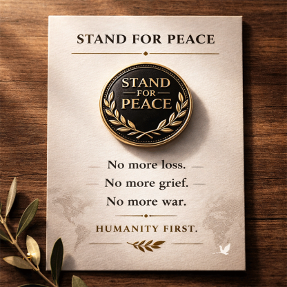 Badge for Advocating Peace and Opposing War
