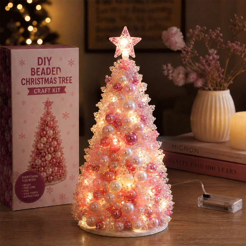 🔥49% Off Last Day - BUY 3 GET 1 FREE🎄 Dreamy Beaded Christmas Tree DIY Kit (📦Buy 3 Free Shipping)