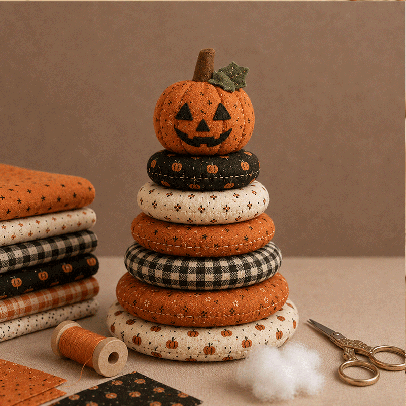 🎃 DIY Halloween Patchwork Sewing Kit