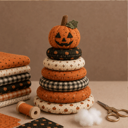 🎃 DIY Halloween Patchwork Sewing Kit
