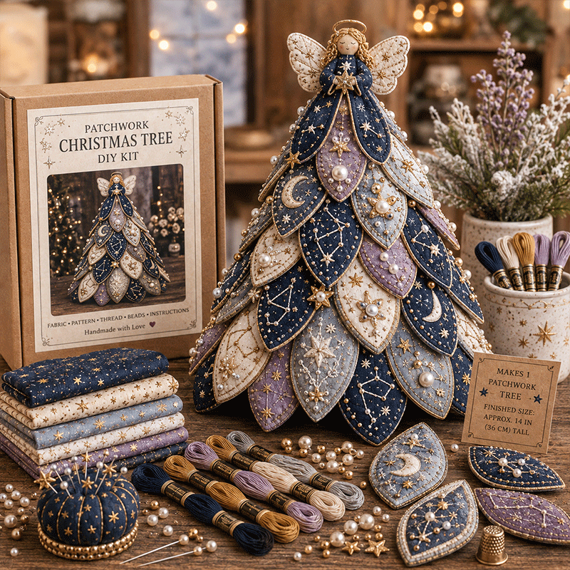 🔥49% Off Last Day -🎄 Beaded & Quilted Christmas Tree DIY Kit