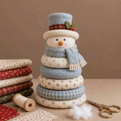 🎅 DIY Christmas Patchwork Doll Kit
