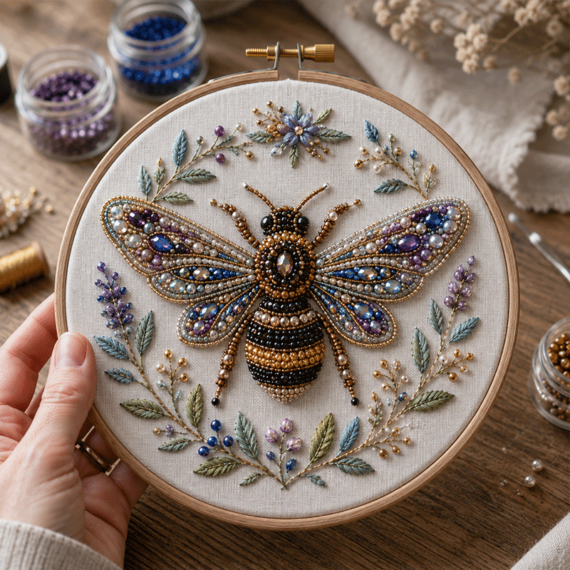 🪡DIY Bead Embroidery Kit