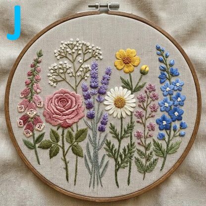 🔥49% Off Last Day - BUY 3 GET 1 FREE🌸Floral Series Hand Embroidery Kit (📦Buy 3 Free Shipping)