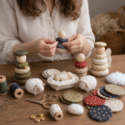 ✝️ DIY Quilted Nativity Scene Kit