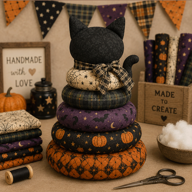 🎃 DIY Halloween Patchwork Sewing Kit