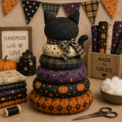 🎃 DIY Halloween Patchwork Sewing Kit