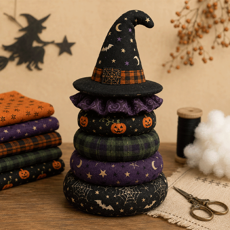 🎃 DIY Halloween Patchwork Sewing Kit