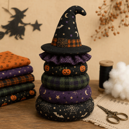 🎃 DIY Halloween Patchwork Sewing Kit